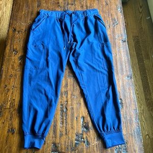 Large Navy Blue Scrub Joggers